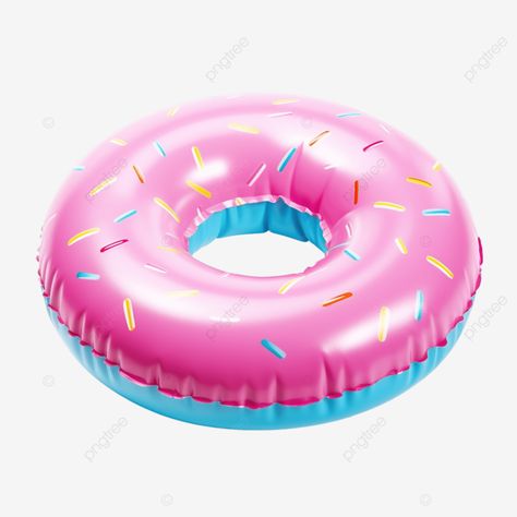 inflatable donut swim ring tube pool float Pool Tube, Pool Swimming, Swim Ring, Transparent Image, Summer Pool, Business Flyer, Pool Float, Donuts, Float