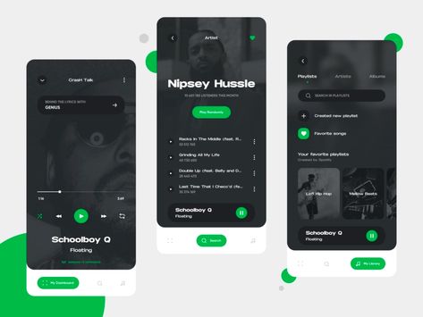 Spotify Mobile Concept App UI by Bartek Zieman for Movade on Dribbble Ecommerce Mobile App, Music Player App, Ui Design Mobile, App Developer, Gadgets Technology Awesome, Music App, Spotify App, Mobile Application Development, App Ui Design