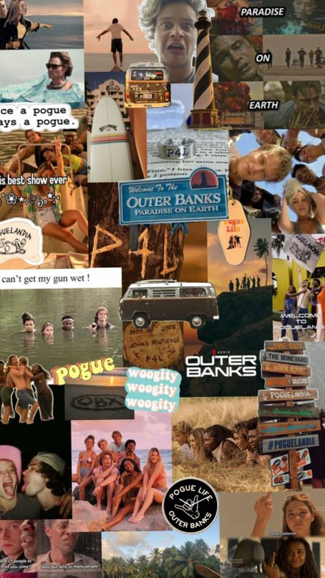 Pogue Aesthetic, Sarah Cameron John B, Outer Banks Wallpaper, Outer Banks Vibes, Bank Quotes, Obx Summer, Les Pogues, Kiara Carrera, Outer Banks Paradise On Earth