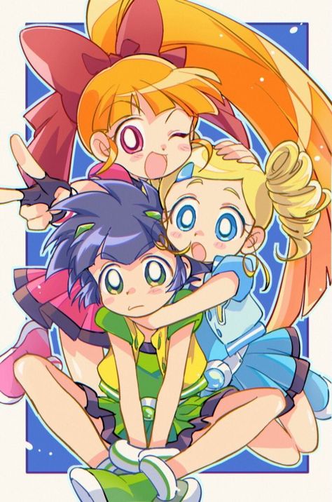 Powerpuff Girls Z, Bubbles Powerpuff, Power Puff Girls Z, Powerpuff Girls Cartoon, Super Nana, Power Puff Girls, Powerpuff Girls Fanart, Z Wallpaper, Ppg And Rrb