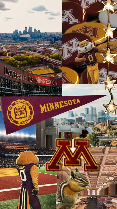 University Of Minnesota Aesthetic, Minnesota University, University Of Minnesota Twin Cities, Gold Pom Poms, University Vision Board, Mercury Votives, Happiness Aesthetic, Row The Boat, Shot Ski