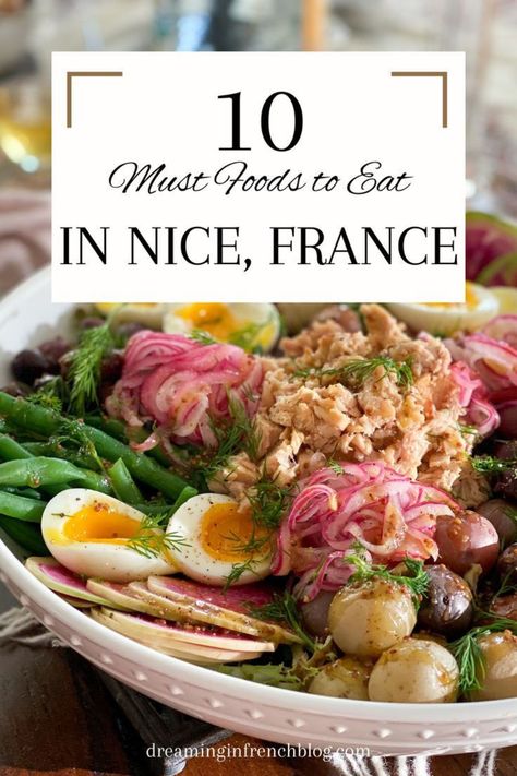 Discover the best foods to try in Nice, France! Dive into our guide for top local dishes, flavors, and culinary secrets. Click to explore and taste the magic! French Entrees, French Recipes Dinner, French Chicken Recipes, Food In French, 1 Dish Meals, French Side Dishes, Salad Protein, French Recipes Authentic, French Dinner Parties