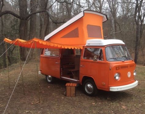 1975 Volkswagen Westfalia - Fully Restored Brilliant Orange Rust Free Camper Van Rv Class C, Combi Hippie, Used Rv For Sale, Vanagon Westfalia, Volkswagen Westfalia, Volkswagen Camper Van, Vw Westfalia, Volkswagen Vans, Kombi Home