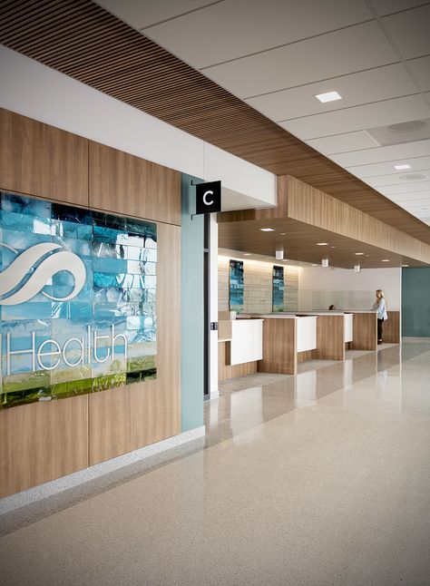 Healthcare Inspiration, Hospital Signage, Hospital Design Architecture, Construction Manager, Healthcare Interior Design, Modern Hospital, Hospital Architecture, Healthcare Architecture, New Hospital