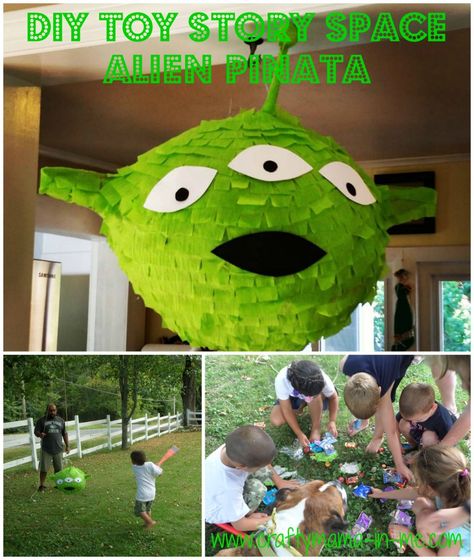 Toy Story Pinata, Alien Party, Piñata Ideas, Diy Pinata, Kids Themed Birthday Parties, Toy Story Alien, Toy Story Birthday Party, Toy Story Buzz, Birthday Toys