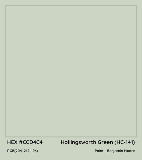 Hollingsworth Green, Benjamin Moore, Incoming Call, Incoming Call Screenshot, Green