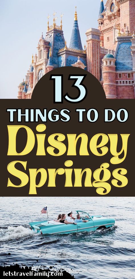 Things To Do In Disney Springs, 2 Days At Disney World, Disney Springs Photo Ideas, Bucket List Places To Visit, World Of Disney Store, Disney Springs Restaurants, 2024 Planning, Bucket List Places, Fort Wilderness Disney