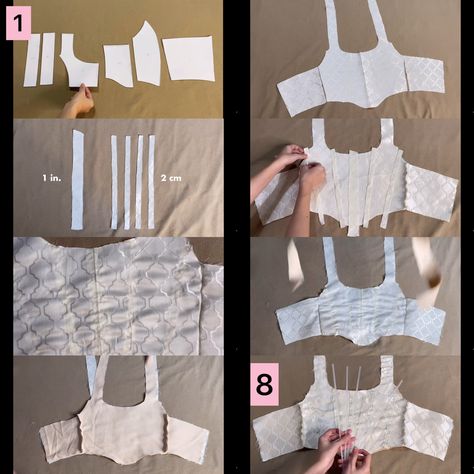 Corset Stitching Pattern, Easy Corset Pattern Free, Corset Top Diy Free Pattern, Corset Top Sewing Pattern Free, Corset Tutorial Free Pattern, Corset Sewing Pattern Free, Diy Corset Top Pattern, Patron Corset, Corset Dress Pattern