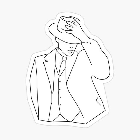 Get my art printed on awesome products. Support me at Redbubble #RBandME: https://www.redbubble.com/i/sticker/Oppenheimer-by-PaulasIW/149999609.EJUG5?asc=u Oppenheimer Tattoo, Oppenheimer Sticker, Oppenheimer Drawing, Oppenheimer Art, Oppenheimer Movie, Sticker Drawing, Easy Doodles, Doodles Drawings, Easy Doodles Drawings