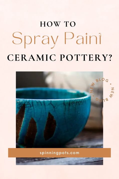 Unlock the creative potential hidden within you by mastering the art of spray painting ceramic pottery. Our comprehensive guide, 'Spinning Pots', offers a step-by-step guide on how to transform your plain pottery into unique masterpieces using only a spray can and your imagination. Dive into this journey with us and become the artist you've always dreamed of being. Spray Paint Ceramic, How To Spray Paint, Diy Spray Paint, Paint Ceramic, Spray Paint Cans, Glaze Paint, Spray Paints, Coat Paint, Glaze Ceramics