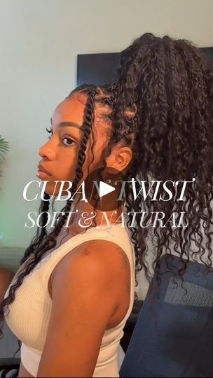 358K views · 144K reactions | Soft and natural on point 🙌😉

Credit: @xobridenise 
Stylist: @tb_thenaturalway 
Hair: Shake-N-Go 3X Cuban Twist Soft & Natural 16” + Freetress Deep Bulk 18"
.
.
.
.
#sng #snghair #shakengo #shakengohair #repost #hairinspo #cubantwist #sngcubantwist #cubantwistsoftandnatural #softhair #type4hair #hairtransformation #blackgirlhairstyles #hairstorehair #beautysupplyhair #protectivestyles #islandtwists #bohohairstyles #bohobraids #bohotwists | Shake-N-Go | shakengo_hair · Original audio Passion Twists With Cuban Twist Hair, Black Girls Hairstyles Passion Twist, Cuban Twist Hairstyles, Cuban Twist, Cuban Twist Hair, Twist Hairstyle, Passion Twists, Loc Hairstyles, Boho Twists