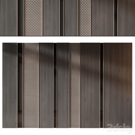 Wall Panel Decor 132 - Other decorative objects - 3D model Decorative Fabric Wall Panels, Modern Wall Paneling Office, Office Feature Wall Ideas, Fabric Wall Panel, Wood Panel Texture, Wall Cladding Interior, Office Feature Wall, Panelling Ideas, Panelling Design