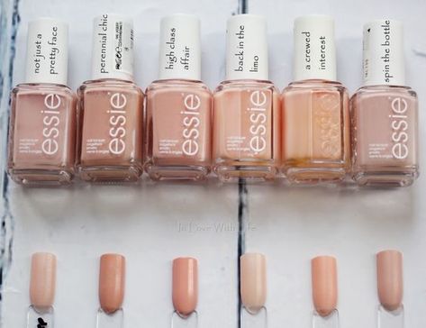 Essie Nail Polish Colors, Blush Pink Nails, In Love With Life, Essie Nail Colors, Love With, Grunge Nails, Nail Polish Art, Essie Nail Polish, Essie Nail