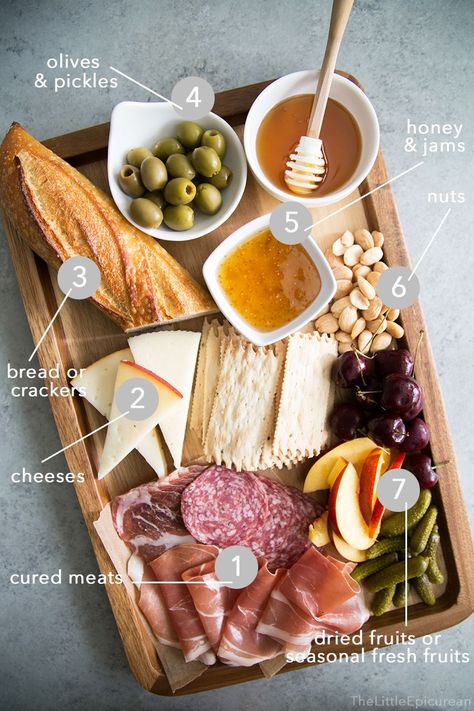 Appetizer Boards to Up Your Hostess Game! Charcuterie Cheese, Cheese Party, Charcuterie And Cheese Board, Charcuterie Recipes, Snacks Für Party, Cheese Platters, Lunch Menu, Cheese Plate, Cured Meats