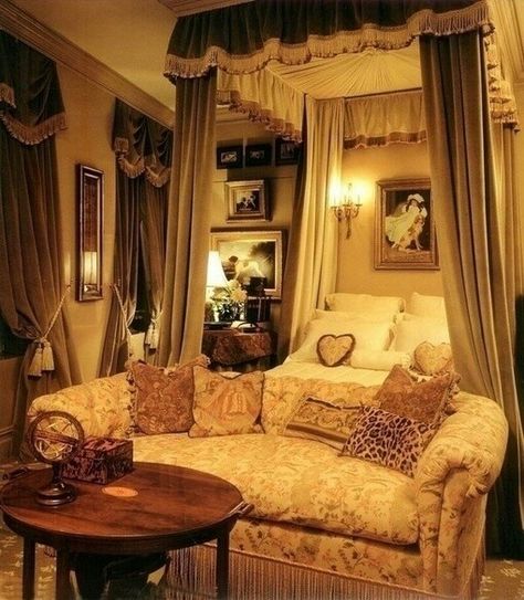 . Warm Home Decor, Indoor Design, Bedroom Renovation, Fancy Houses, Pretty Bedroom, Romantic Bedroom, Dreamy Room, Beautiful Bedding, Dream Decor