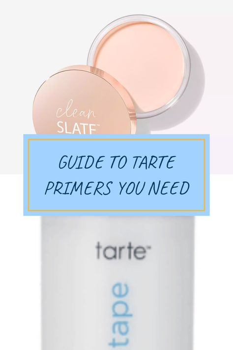 Wondering which Tarte primers to choose? Look no further! Our Tarte Primer Line Guide breaks down the top Tarte offerings, including the soothing Clean Slate Blur Balm Pore-Filling Pressed Primer. Find out the unique benefits of each primer, helping you select the best type for your skin. We’ll look at everything from pore-blurring to hydrating options, ensuring you know exactly what you need pre-makeup. Perfect for beauty lovers wanting to enhance their makeup application! Mascara Guide, Mattifying Primer, Best Primer, Hydrating Primer, Foundation Application, Cosmetics Ingredients, Contour Kit, Body Moisturizers, Clean Slate