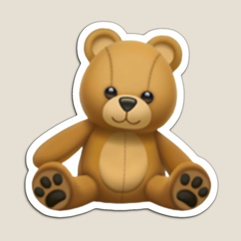 Get my art printed on awesome products. Support me at Redbubble #RBandME: https://www.redbubble.com/i/magnet/Teddy-Bear-Cute-Coquette-Emoji-Sticker-by-MollyElynDesign/160366873.TBCTK?asc=u Teddy Bear Emoji, Bear Emoji, Emoji Cute, Cute Coquette, Bear Cute, Emoji Stickers, Diy Gift Wrapping, Diy Gift, My Art