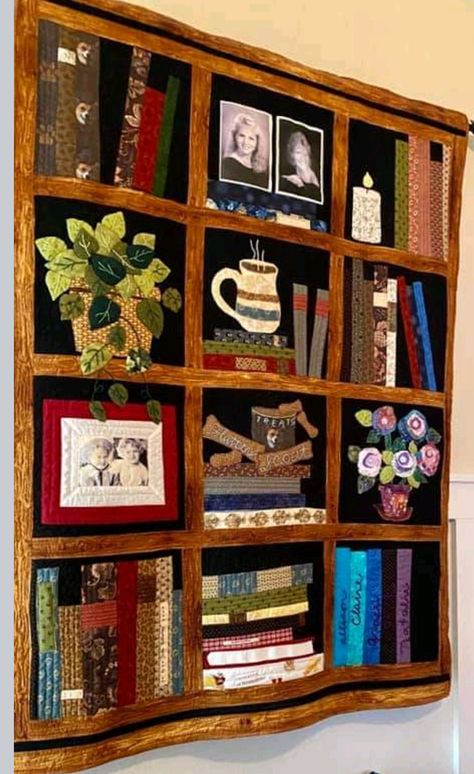 Bookshelf Quilt Ideas, Bookcase Quilt Ideas, Bookcase Quilt Pattern, Library Quilts, Bookshelf Quilts, Bookcase Quilts, Library Quilt, Bookshelf Quilt, Bookcase Quilt