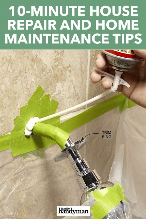 Home Maintenance Tips, Building Crafts, Diy Handyman, Handyman Projects, Home Fix, Foto Tips, Up House, Family Handyman, Diy Home Repair