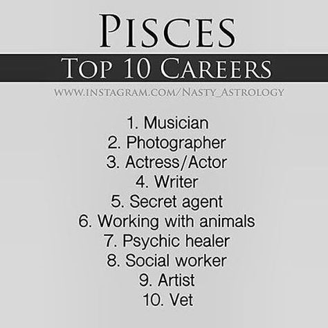 All sound good in theory but they have never paid the bills. Working really hard at what I do very well w/ two kids. Not so easy! :) Much love for my boss who tells me I got this! Pisces Career, Zodia Pești, High Emotional Intelligence, Pisces Personality, All About Pisces, Pisces Astrology, Pisces Traits, 50k Followers, Zodiac Pisces