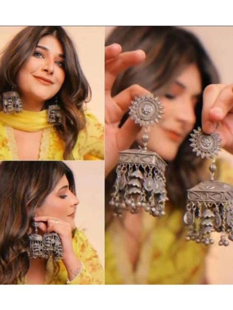 BIG ANTIQUE AFGHANI BANJARA JHUMKAS Oxidised Jewellery Earrings, Oxidised Jhumka, Afghani Jewelry, Antique Jhumka, Oxidised Jewelry, Silver Jhumkas, Earrings Jhumka, Oxidised Earrings, Oxidized Silver Earrings