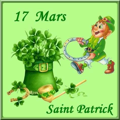 17 Mars, Saint Patrick #fetedelasaintpatrick 17 mars saint patrick St Patric, Fete Saint Patrick, Christmas Mimosa, March 17th, Holiday Cocktail Recipe, Saint Patrick's Day, Christmas Cocktails Recipes, Woodland Party, Happy St Patricks Day