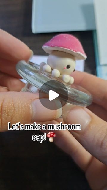 Candy | Polymer Clayerererer on Instagram: "Hello! ✨️ So here's part two of making little Octoshroom 🍄💖 This is pretty much my basic way of making most mushroom caps. A dotting tool really helps! ✨️  I hope you all have an amazing Friday 🫶💕💓💕💓💕  - - - - - #polymerclayfigure #polymerclaytutorial #polymerclaycharms #polymerclay #claytutorial #tutorial #clayart #claycharms #claywork #kawaii #kawaiicharms #kawaiiart #kawaiistyle #cutecharms #fimo #sculpey #fye #fyp #mushroom #cottagecore #octopus" Sensory Jars, Clay Art For Kids, Fimo Kawaii, Mushroom Cottagecore, Mushroom Caps, Mushroom Crafts, Clay Figurines, Polymer Clay Figures, Dotting Tool