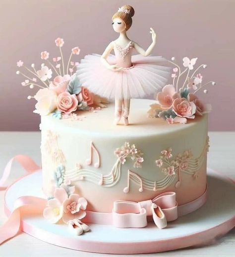 Baby Doll Cake, Pinterest Cakes, Ballet Birthday Cakes, Cookie Butter Cheesecake, Cake For Baby Girl, Ballerina Birthday Cake, Cake Pinterest, Fruit Cake Design, Cake Pretty