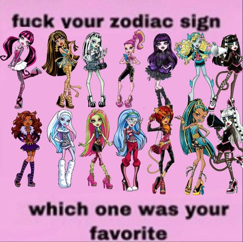 Monster High Zodiac Signs, Scott Pilgrim, Relatable Quotes, Mbti, Monster High, Funny Stuff, Ariana Grande, Aesthetic Anime, Zodiac Signs