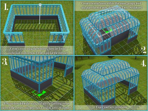 The Sims Resource - 'Victoria' Greenhouse Sims 4 Greenhouse, Sims 3 Challenges, The Sims 4 Lots, Sims 2 Hair, Sims Freeplay Houses, Die Sims 4, Sims 4 House Building, Sims 4 House Plans, Sims 4 House Design