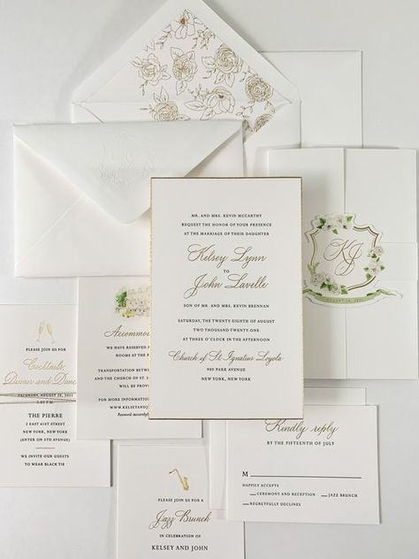 Wedding Invitations Timeless, Formal Wedding Invitation Suite, Elegant Classy Wedding Invitations, Elegant Black Tie Wedding Invitations, Formal Wedding Invite, Gold And White Wedding Stationary, Wedding Invitations Traditional, Elegant Wedding Invitations Classy, Regency Wedding Invitation