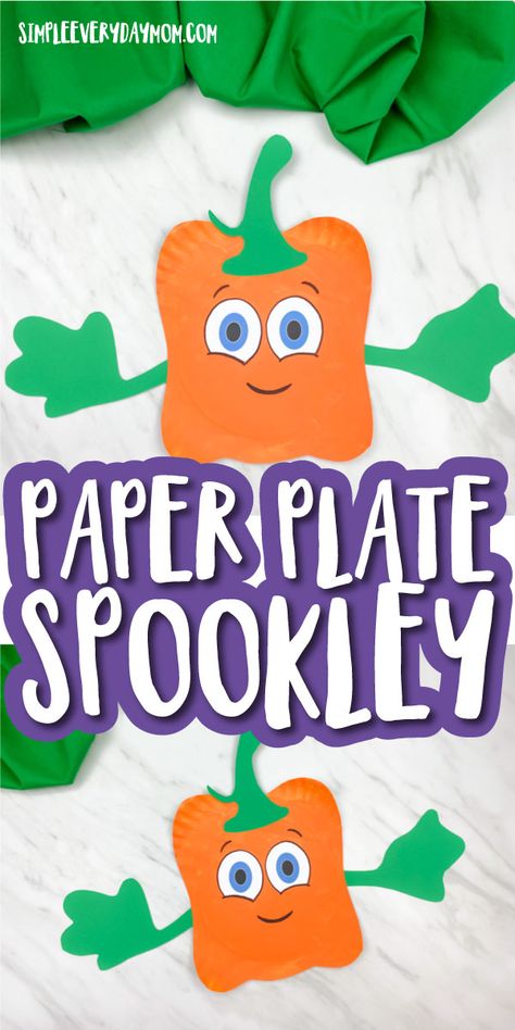 This paper plate Spookley the Square Pumpkin craft is a fun and easy Halloween craft for kids to make! Download our free printable template and make with preschool, prek or kindergarten aged kids. Square Pumpkin Craft, Spookley The Square Pumpkin, Halloween Crafts For Kids To Make, Pumpkin Carving Template, Square Pumpkin, Pumpkins Preschool, Halloween Activities Preschool, Halloween Crafts Preschool, Halloween Sensory