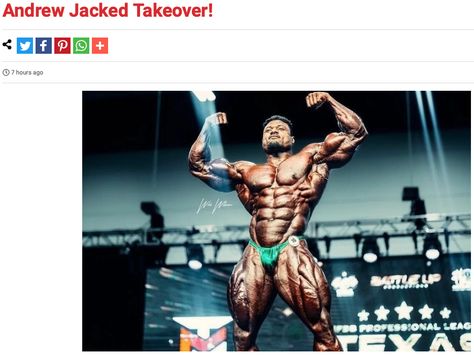 Andrew Jacked, Nick Walker, Muscle Body, Ifbb Pro, Bodybuilding Fitness, Fitness Blog, Bodybuilding Workouts, Fitness Motivation Quotes, Very Excited