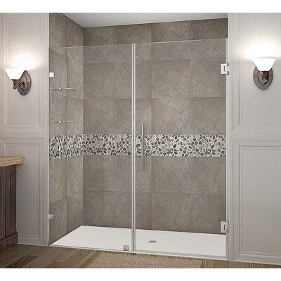 Swinging Shower Door, Clear Glass Shower Door, Hinged Shower Door, Frameless Hinged Shower Door, Walk In Shower Designs, Frameless Shower Door, Bathtub Doors, Bath Renovation, Tub Doors