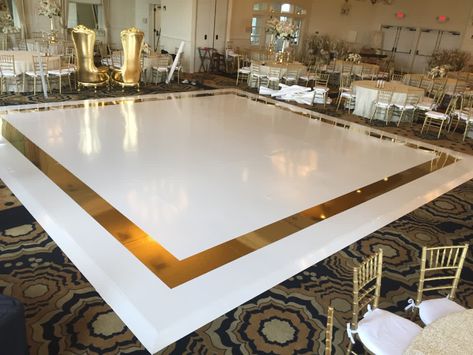 A Night Under The Stars Theme Prom Photo Backdrops, Dance Floor Wedding Ideas, Gold Dance Floor, Diy Dance Floor, Dance Floor Wrap, Royal Wedding Themes, Band Stage, Corporate Anniversary, Dance Floor Vinyl