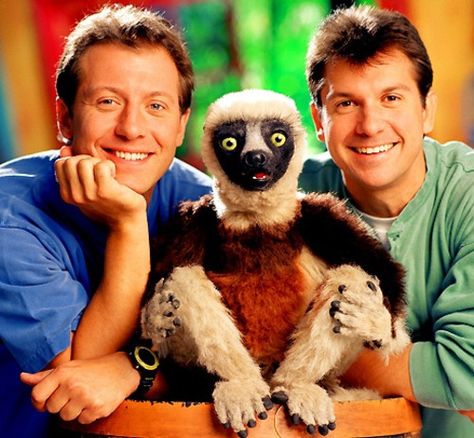 You questioned why two older guys wanted to hang out with a lemur. | Community Post: 26 Signs You Were A "PBS Kids" Kid Childhood Tv Shows, Back In My Day, The Lone Ranger, Pbs Kids, Hilarious Funny, 90s Kids, What’s Going On, The Good Old Days, Animal Gifs