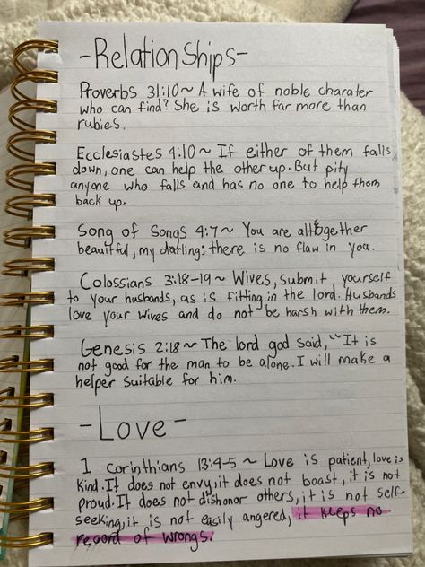 Bible Verse Notes Ideas, Bible Study On Relationships, Bible Study For Couples Dating, Bible Notes About Relationships, Bible Journaling Relationships, Bible Journaling About Love, Bible Study About Love, Jesus Notes Bible Studies, Bible Study About Relationships