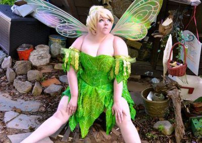 Great DIY Plus Size Tinker Bell Halloween Costume Idea