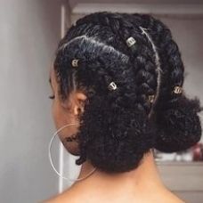 Low Space Buns, Mixed Race Hairstyles, Best Hair Shampoo, Heart Shaped Face Hairstyles, Hairstyle App, Natural Hair Shampoo, Natural African American Hairstyles, Protective Hairstyles For Natural Hair, Hair Care Regimen