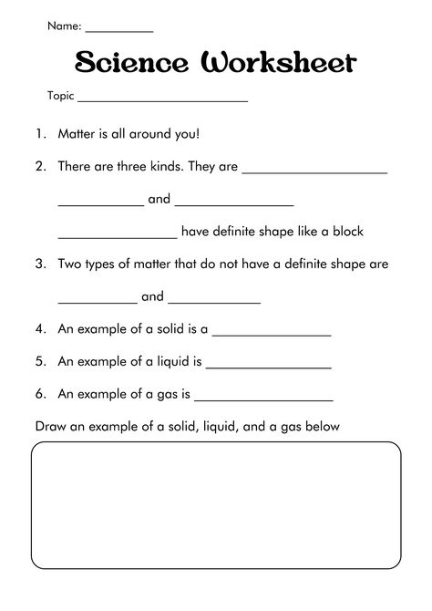 6th Grade Science Printable Worksheets 6 Grade Science, 5th Grade Worksheets Free Printable, 6th Grade Worksheets Free Printable, Science Worksheets For Grade 1, 2nd Grade Science Worksheets, Grade 3 Science Worksheets, 3rd Grade Science Worksheets, Grade 4 Worksheets Science, 6th Grade Science Worksheets