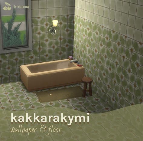 kakkarakymi wallpaper & floor – @kirsicca on Tumblr Floor Cc Sims 4, Aesthetic House Wallpaper, Sims 4 Flooring, Ts4 Wallpaper, Ts4 Wallpaper Cc, Sims 4 Wallpaper, Sims4 Mod, Wallpaper Floor, Sims Inspiration