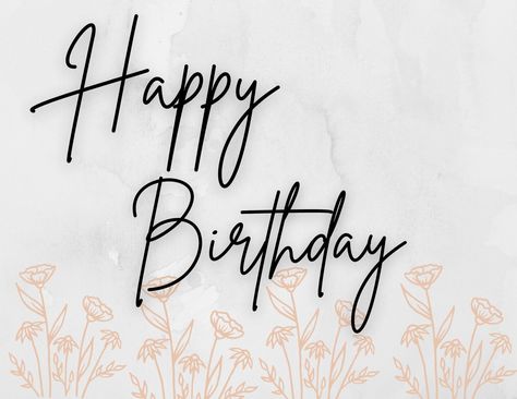 Birthday card personalized with name, photo, and message. Choose from a variety of designs and#birthdayfont #happybirthday #fontdesign #celebration #birthdaywishes Happy Birthday Aesthetic Text, Happy Birthday Classy, Happy Birthday Handwritten, Birthday Writing, Birthday Elements, Printable Friends, Birthday Font, Happy Birthday Calligraphy, Wire Decor