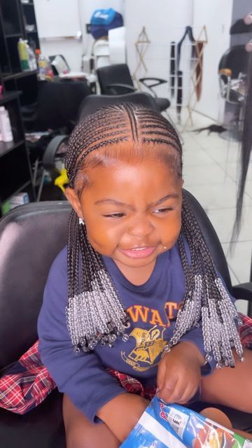 Feed In Braids Hairstyles For Kids, Kids Half Up Half Down Braids, Kid Straight Back Braids, Lemonade Braids Hairstyles Kids, Lemonade Braids Kids Natural Hair, Toddler Straight Back Braids, Kids Straight Back Braids, Toddler Feed In Braids, Lil Kids Braiding Hairstyles