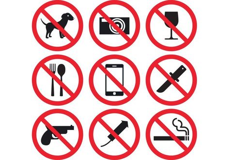 Prohibition Signs, Automotive Mechanic, Vector Art, Art Images, Template Design, Vector Free, My Home, K Pop, Clip Art