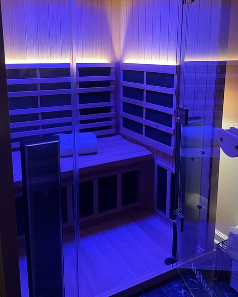 Our stunning locker room isn’t just for storing your gym bag! 🔥 Take your post-workout relaxation to the next level with our state-of-the-art infrared sauna featuring chromotherapy! Infrared saunas offer a deeper, more gentle heat that penetrates your muscles, promoting relaxation, detoxification, and improved circulation. Chromotherapy bathes the sauna in calming colored light, further enhancing your wellness experience. The best part? This luxurious amenity is available to BOTH members ... Infared Lights, Wellness Experience, Infrared Sauna, Locker Room, Post Workout, Instagram Feed, Muscles, Gym Bag, Light Colors