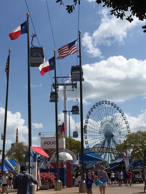 State Fair of Texas Texas Fair, State Fair Of Texas, Texas State Fair, Blue Sky Wallpaper, Circus Train, Pretty Skies, Sky Wallpaper, Fall 24, Texas State