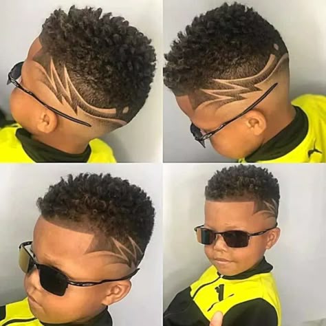 fade hair cut with design for black boys Haircut For Black Boys, Lil Boy Haircuts, Hair Designs For Boys, Boys Haircuts With Designs, Black Boy Hairstyles, Boys Curly Haircuts, Boys Fade Haircut, Fade Haircut Designs, Boys Haircut Styles