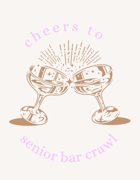 Bar Crawl Shirts College, Senior Bar Crawl Shirts Sorority, Bar Crawl Shirts Sorority, Senior Bar Crawl Shirts, Prom Brunch, Senior Bar Crawl, Senior Patches, Sorority Instagram, Aoii Shirts