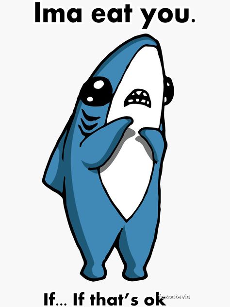 Dog Shark Drawing, Shark Finning Art, Cartoon Shark Drawing, Shark Core, Drawing Ideas Funny, Cartoon Sharks, Silly Stickers, Shark Puns, Shark Swimsuit