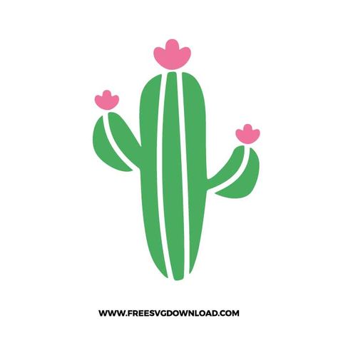 Cactus Svg, Cactus Vector, Designs For Cricut, Free Cut Files, Free Svg Files, Cricut Free, Summer Projects, Svg For Cricut, Flower Svg